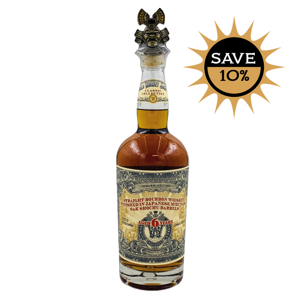 6 YO Straight Bourbon Whiskey finished in Mizunara Barrel - World