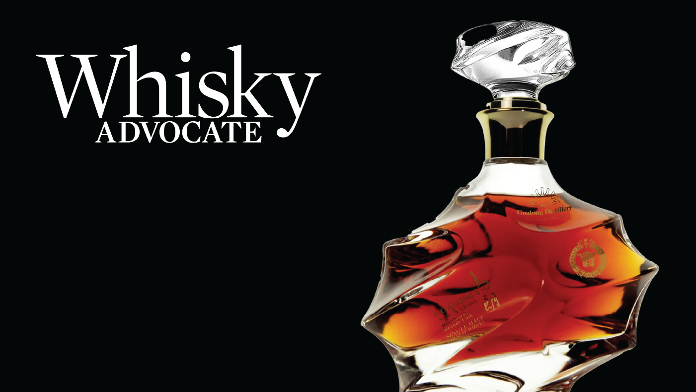86 Pts - Whiskey Advocate - World Whiskey Society Goalong 5 year old Bourbon Cask Single Malt, 40%