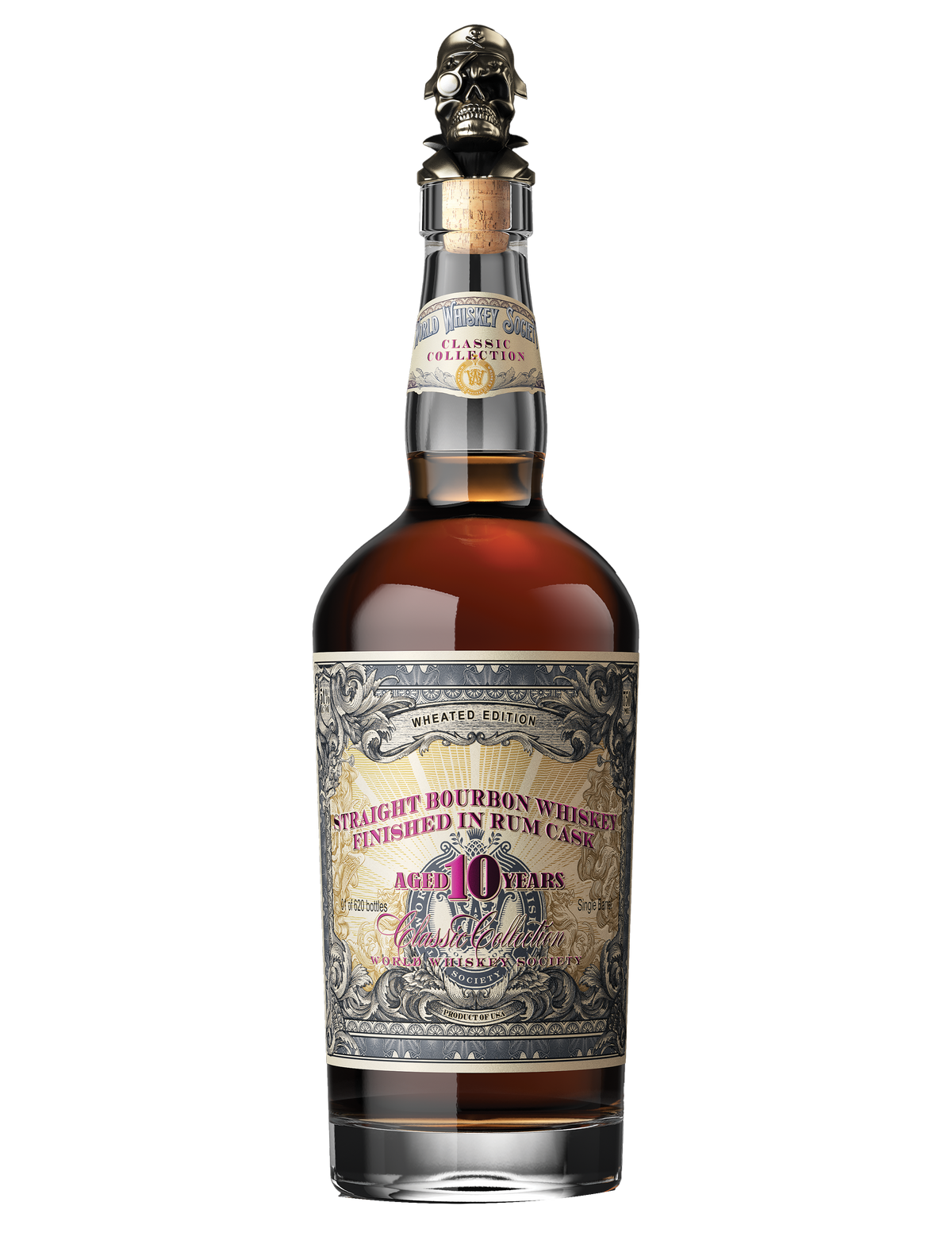 10 YO Straight Bourbon Whiskey finished in Rum Barrel
