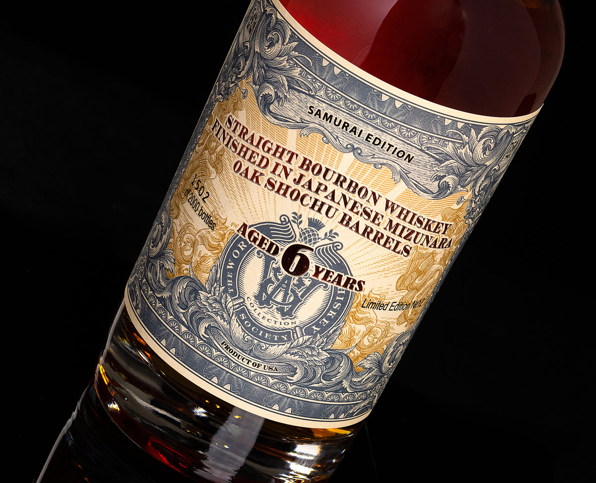 6 YO Straight Bourbon Whiskey finished in Mizunara Barrel