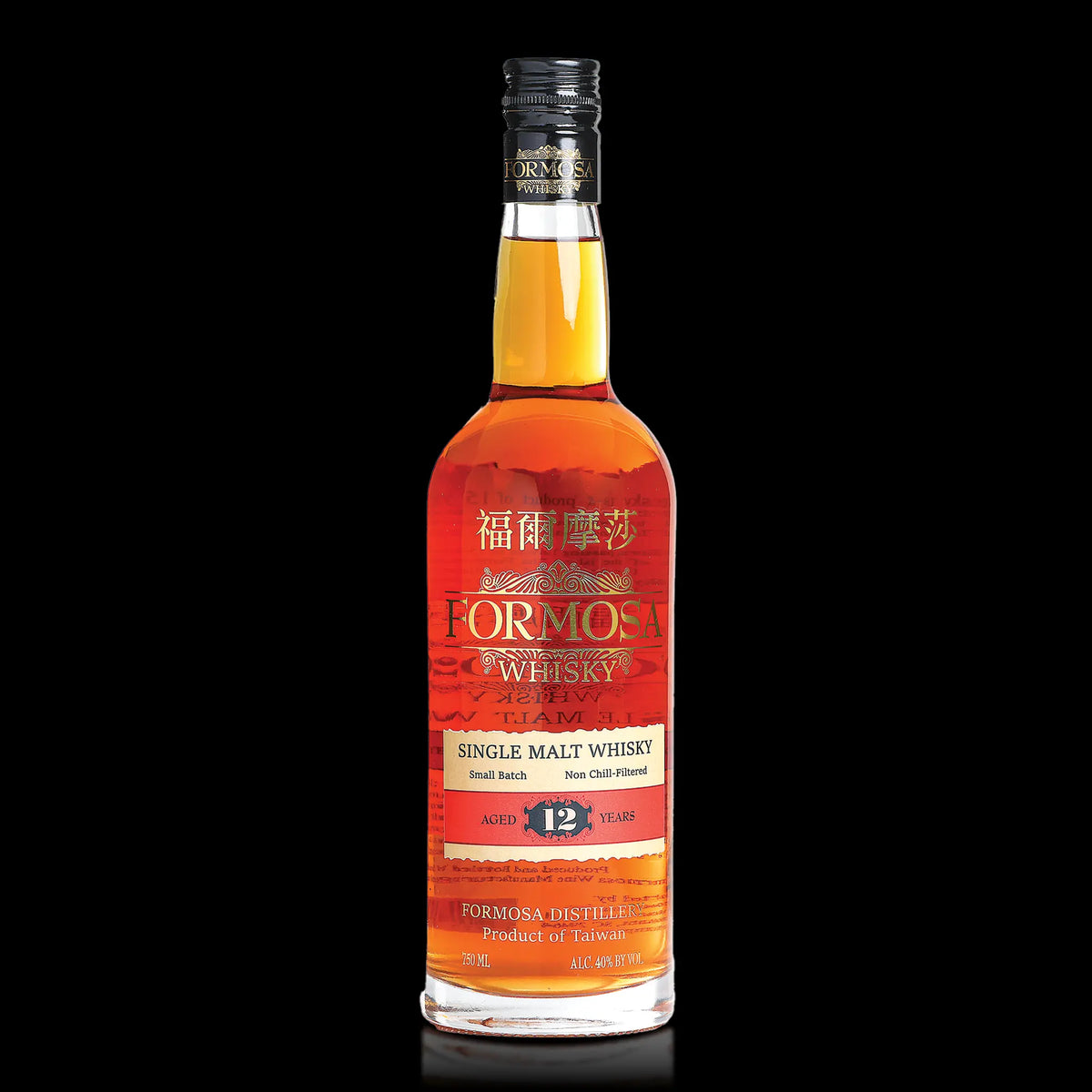 Formosa Taiwanese Single Malt Whiskey 12 YR