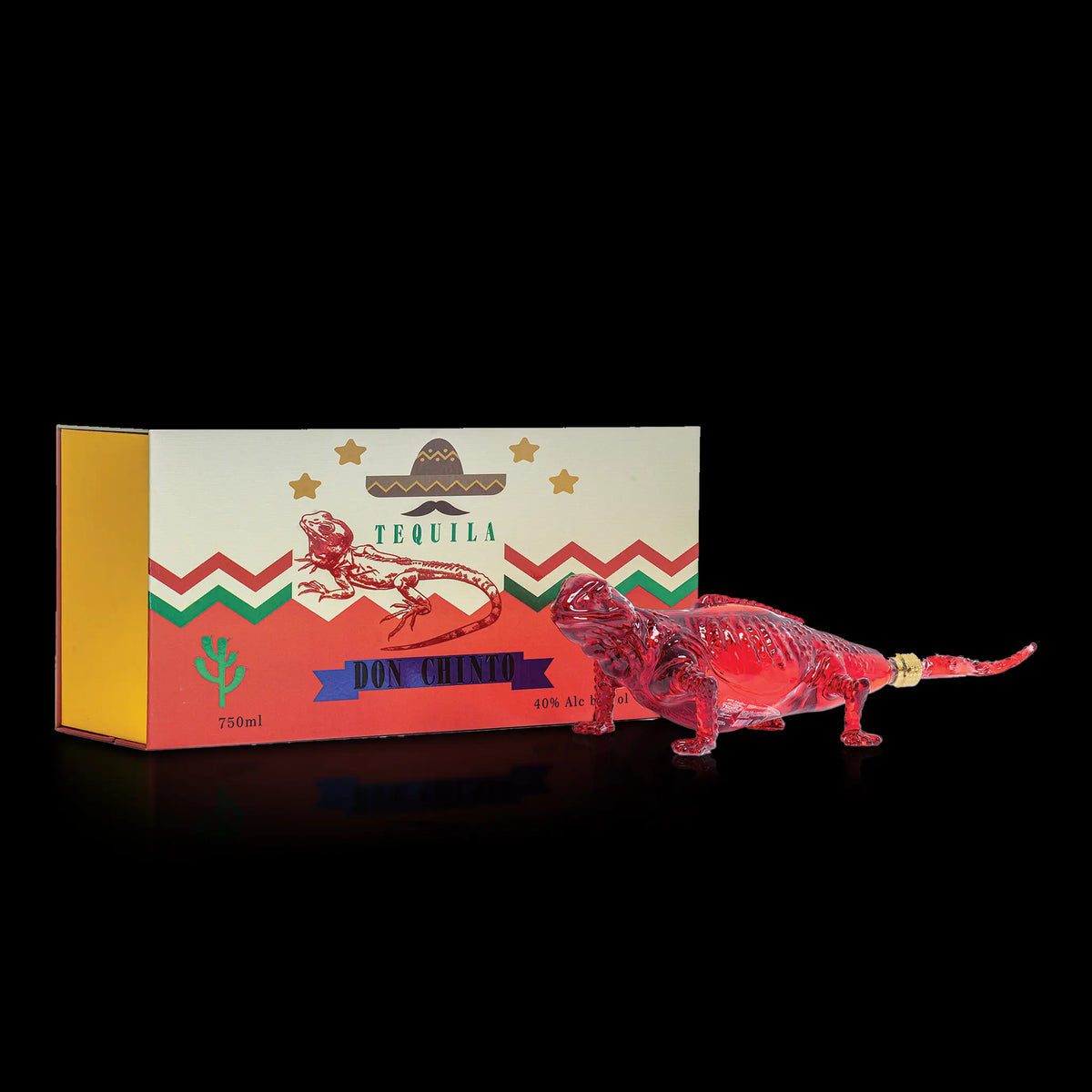 Don Chinto Reposado Tequila Iguana, Red