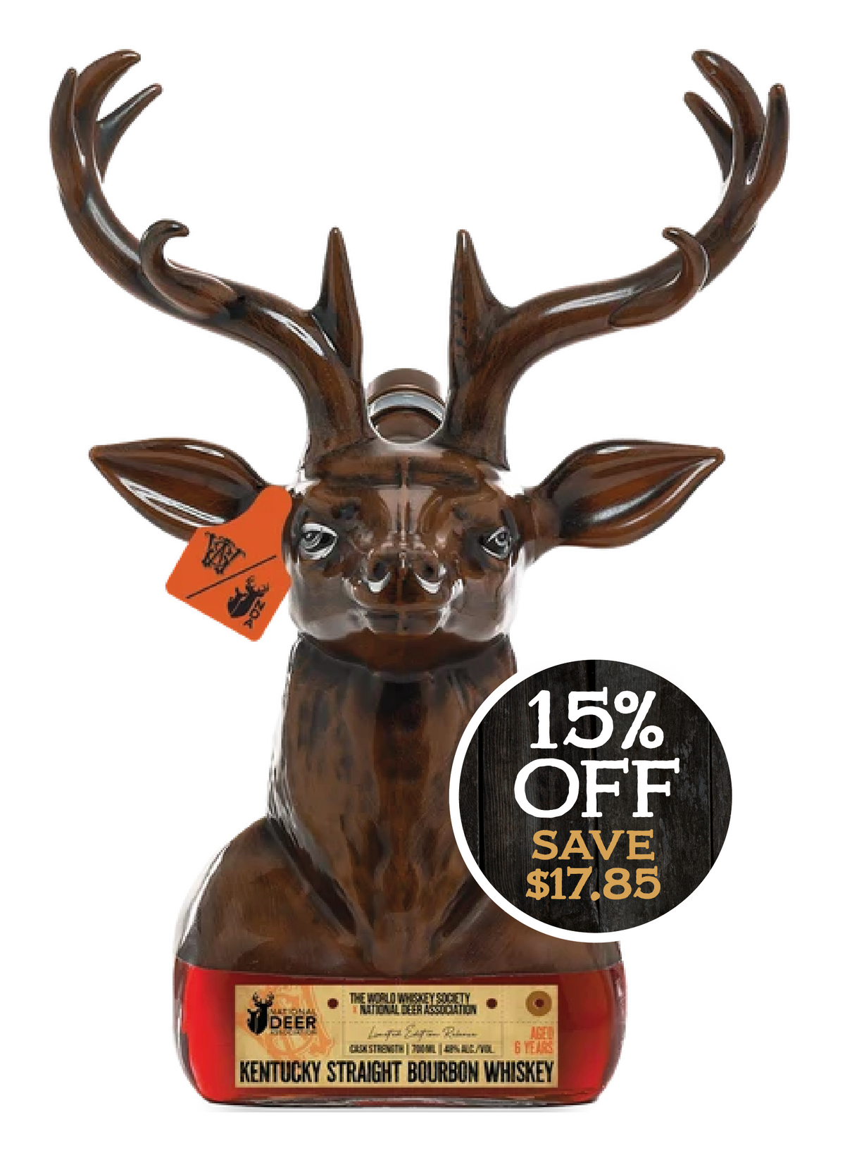 The World Whiskey Society x National Deer Association KY Straight Bourbon