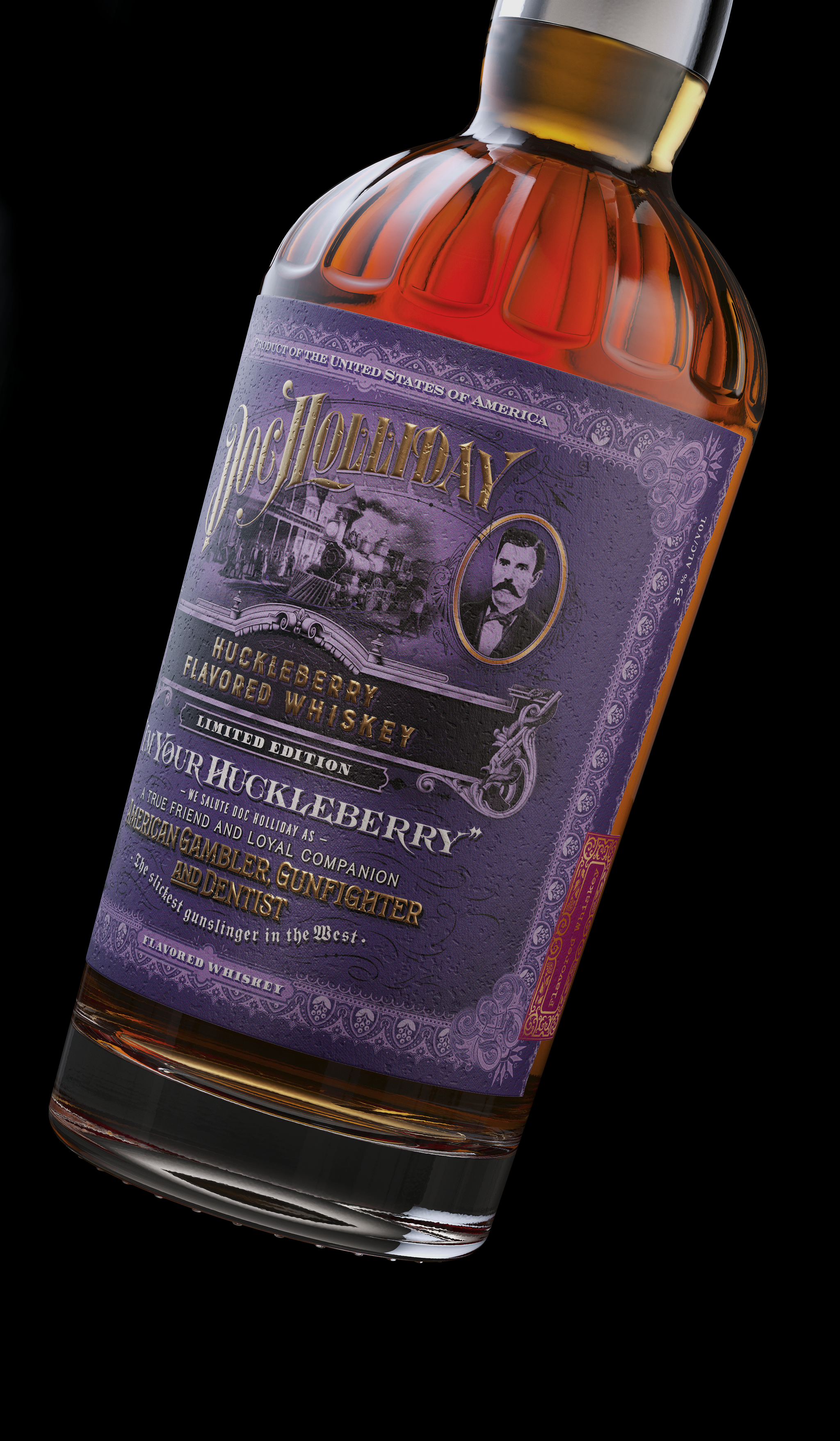 Doc Holliday Huckleberry - Flavored Whiskey - World Whiskey Society Doc Holliday Huckleberry - Flavored Whiskey - World Whiskey Society