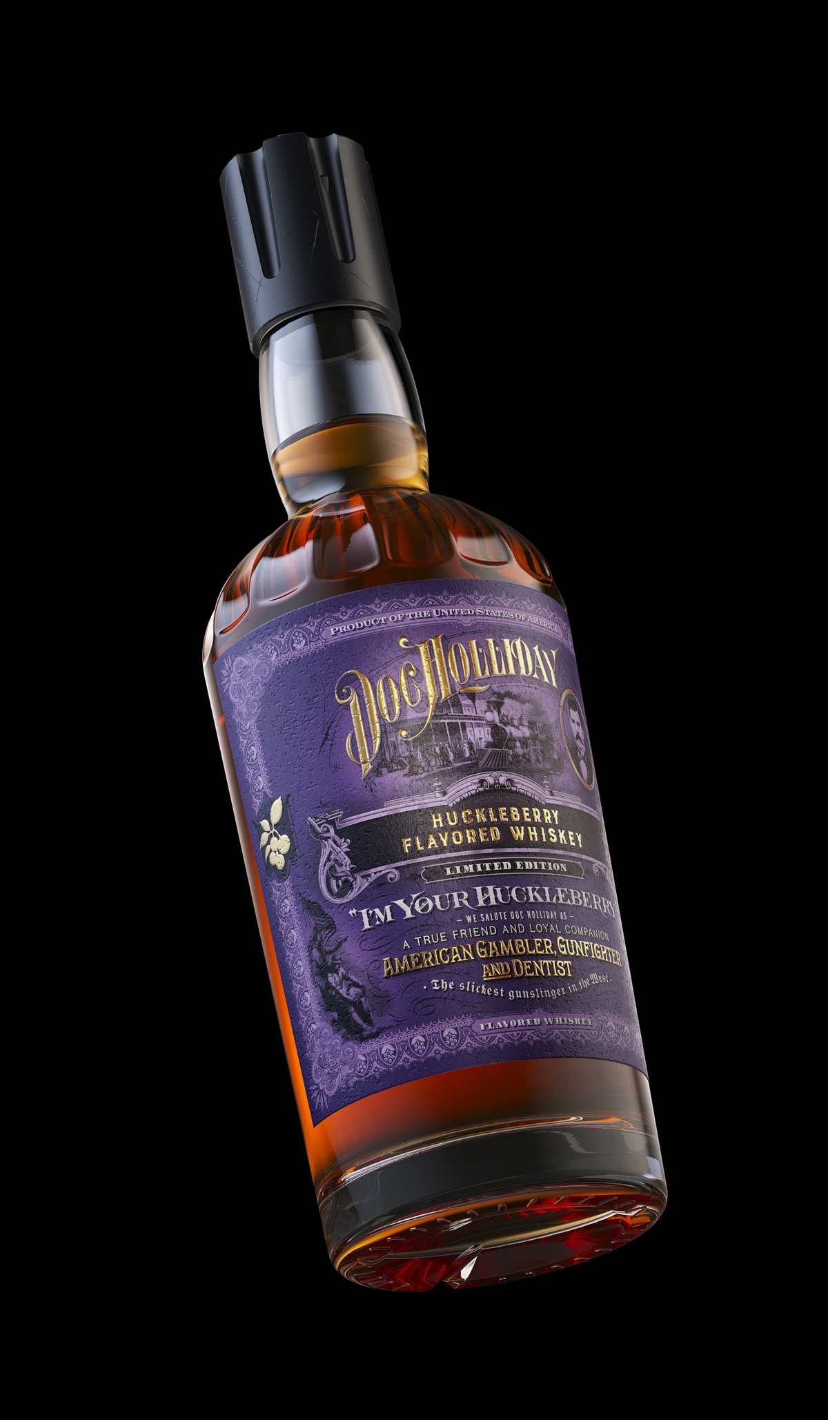 Doc Holliday Huckleberry - Flavored Whiskey