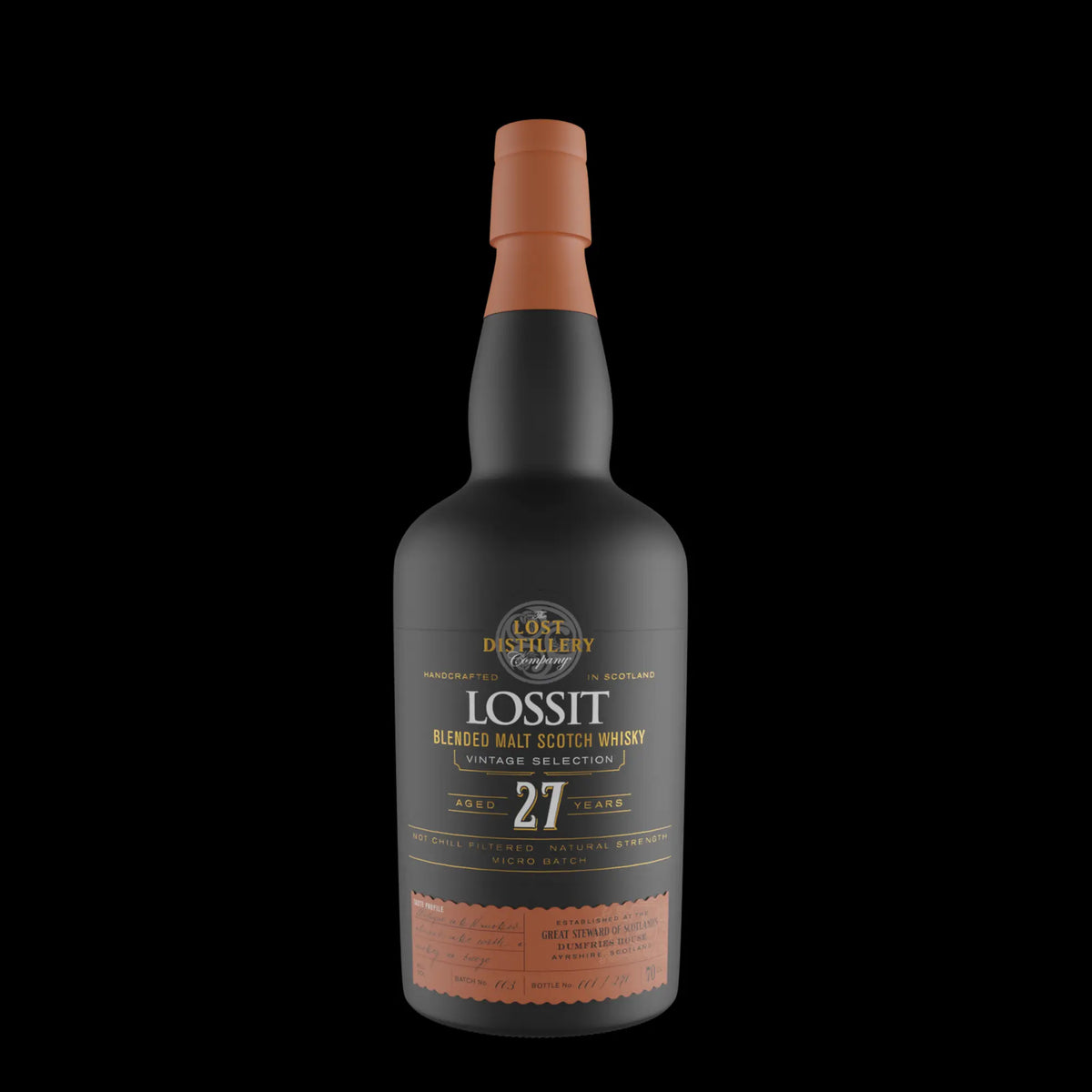 Lost Distillery Lossit 27 Year Old Blended Scotch Whisky