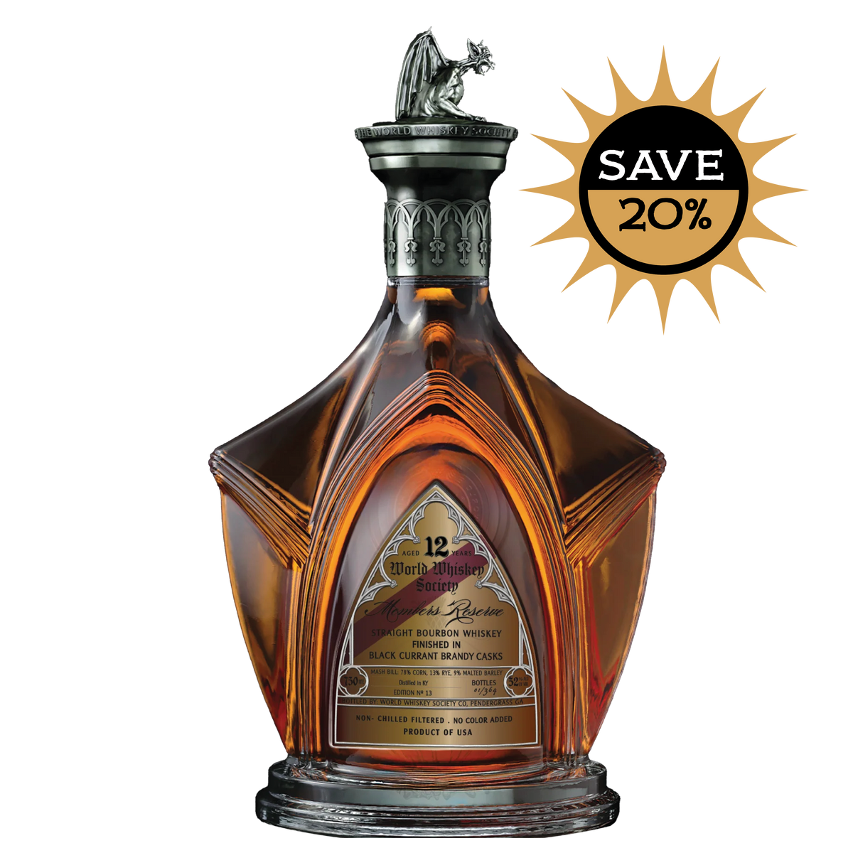12 YO Kentucky Bourbon finished in Black Currant Brandy Casks
