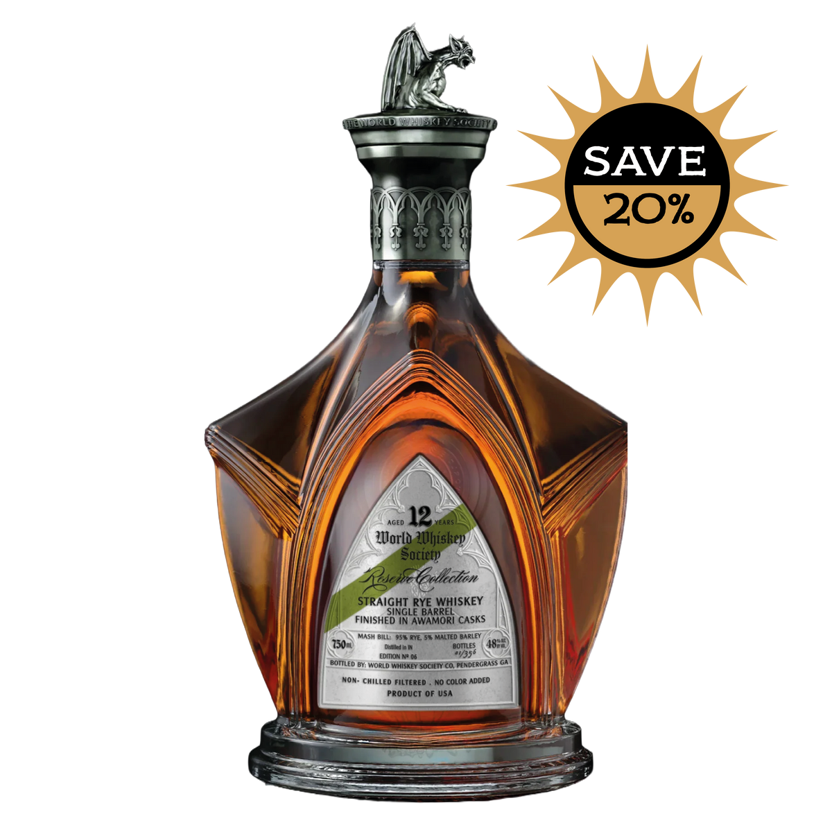 12 YO Straight Rye Whiskey in Awamori Cask