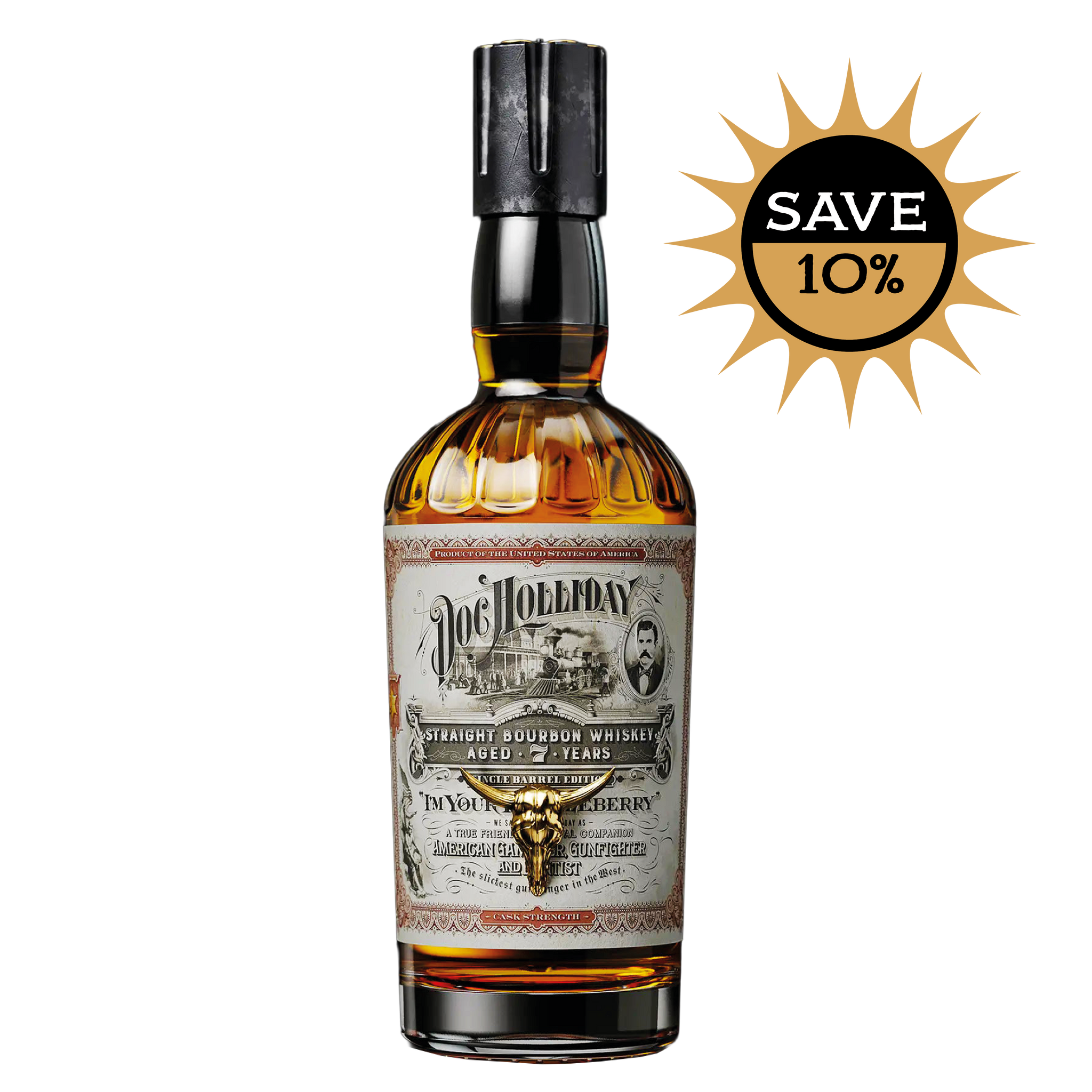 JOURNAL STANDARD - HOLIDAY/ホリデイ　SUPER FINE DRY S/S 7 YO Doc Holliday Straight Bourbon Whiskey - World Whiskey Society