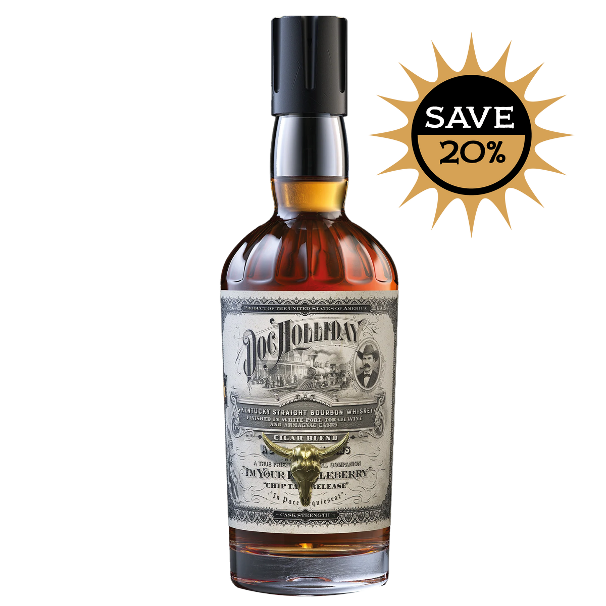 Doc Holliday 16 YO KY Straight Bourbon Cigar Blend
