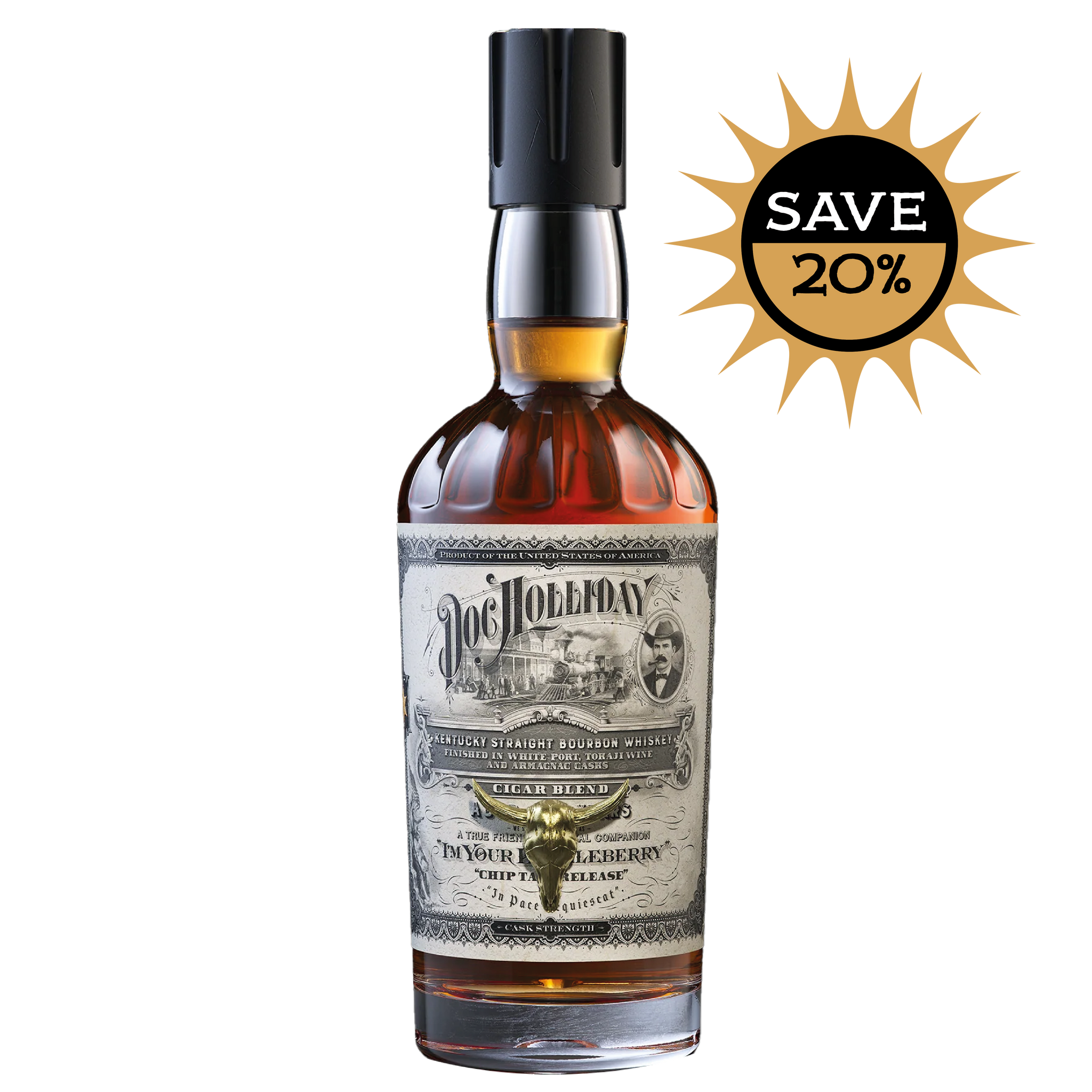 Doc Holliday 16 YO KY Straight Bourbon Cigar Blend - World Whiskey