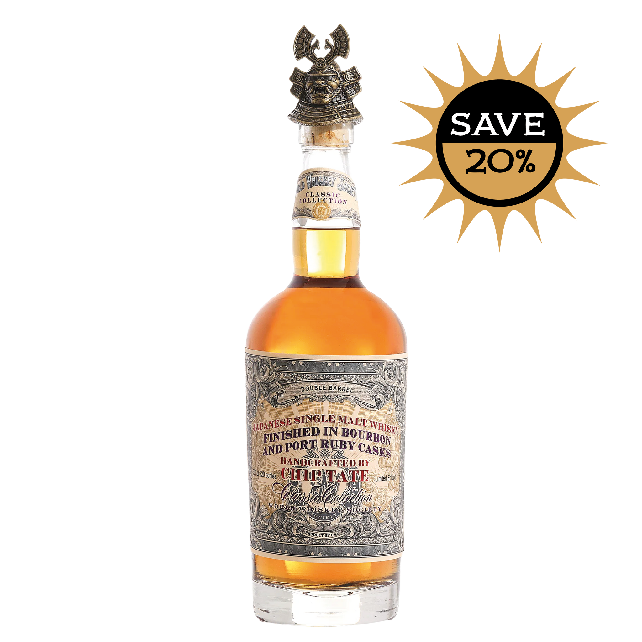 Japanese Single Malt whisky finished in Bourbon and Port Ruby Cask