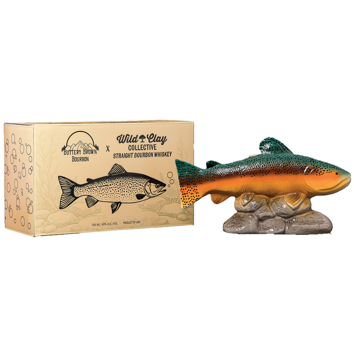 Wild Clay Collective x Buttery Brown Bourbon with gift box
