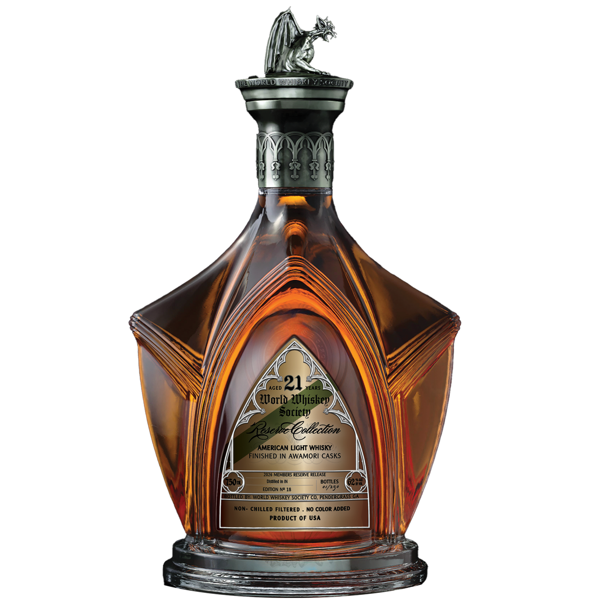Society Subscription — Release #007 — World Whiskey Society 21 Year Old American Light Whisky Finished in Awamori Cask