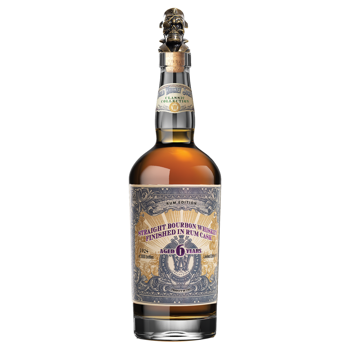 6 YO Straight Bourbon Whiskey finished in Rum Cask