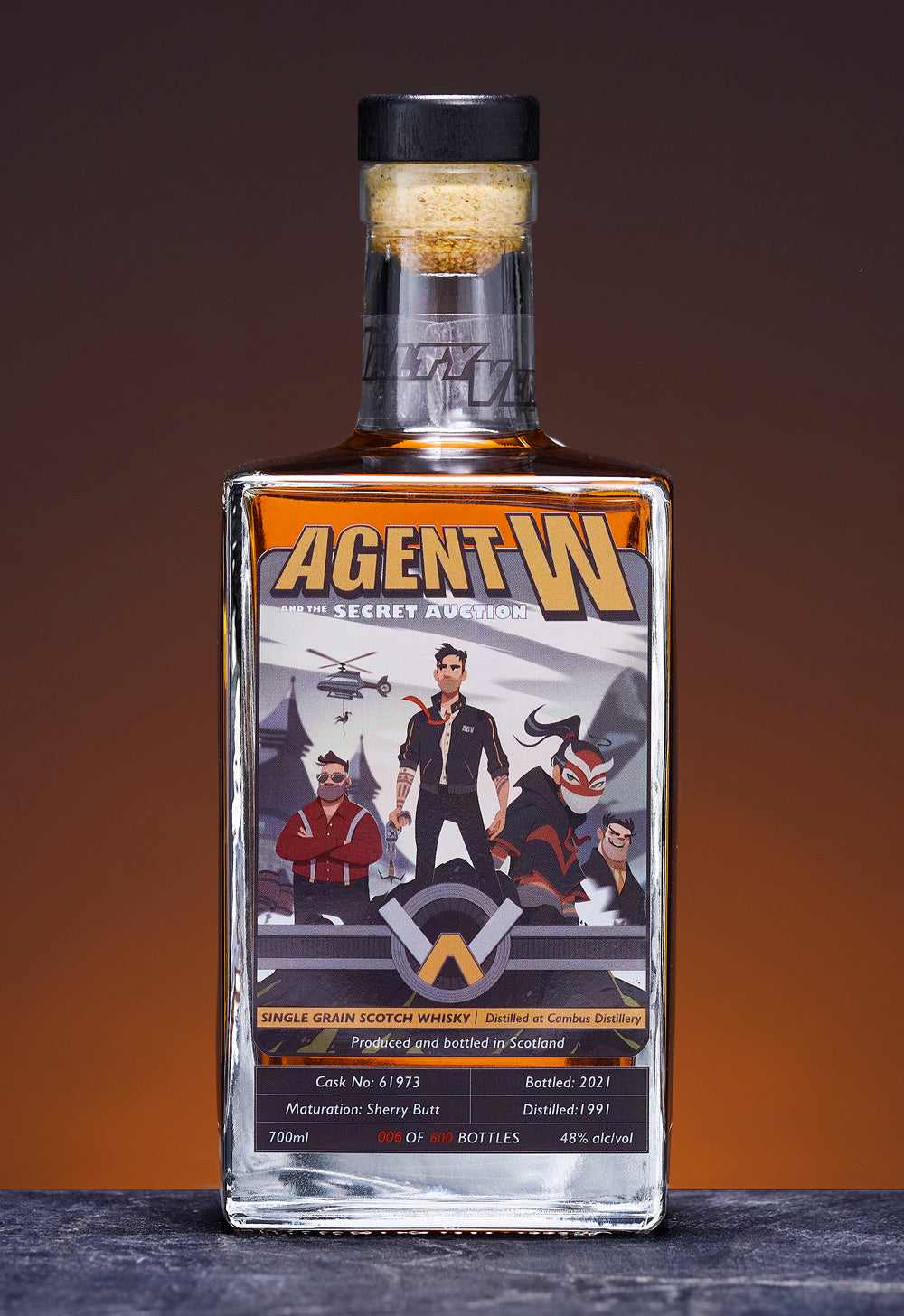 Agent W 1st Edition: Cambus 30 YO Single Cask Whisky
