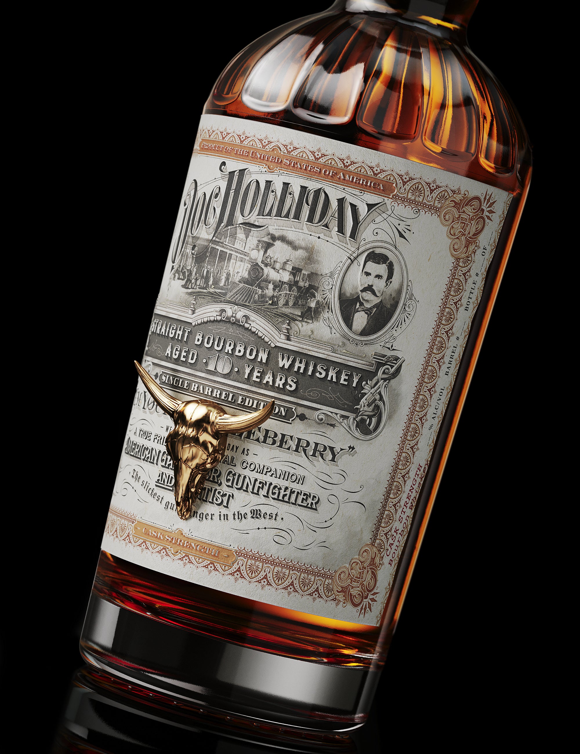 10 YO Doc Holliday Straight Bourbon Whiskey - World Whiskey Society